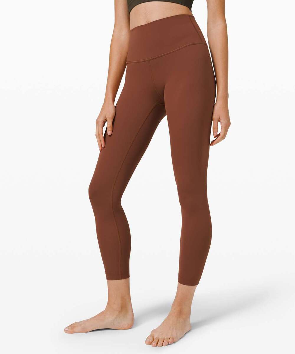 Lululemon Wunder Under High-Rise Tight 25" Ancient Copper Brown Size 4 Luxtreme